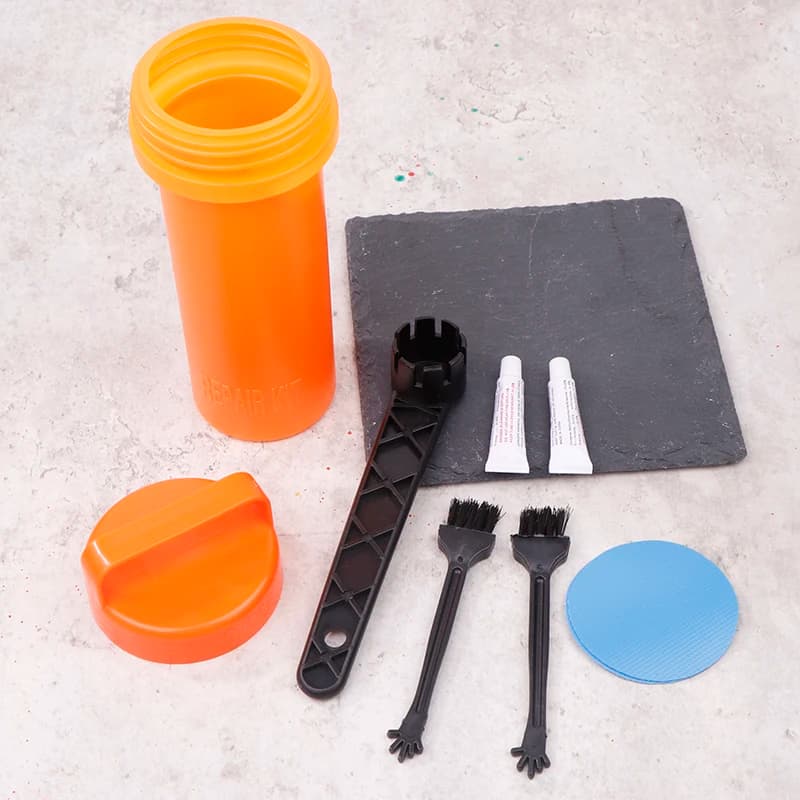 1 conjunto de kit de reparo para prancha de remo de caiaque, cola, válvula de ar, kit de ferramentas de reparo de prancha de surf, acessórios - Peça para Jet Ski