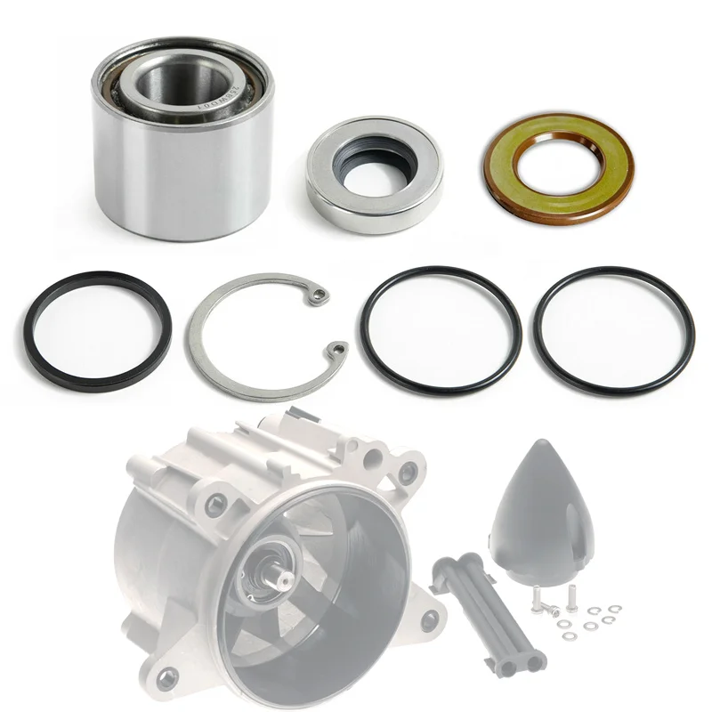 Kit de reconstrução de bomba de jato de jet ski brp, kit de reparo de bomba de spray, vedação de óleo de rolamento, vedação de água, eixo curto, tubo de água - Peça para Jet Ski