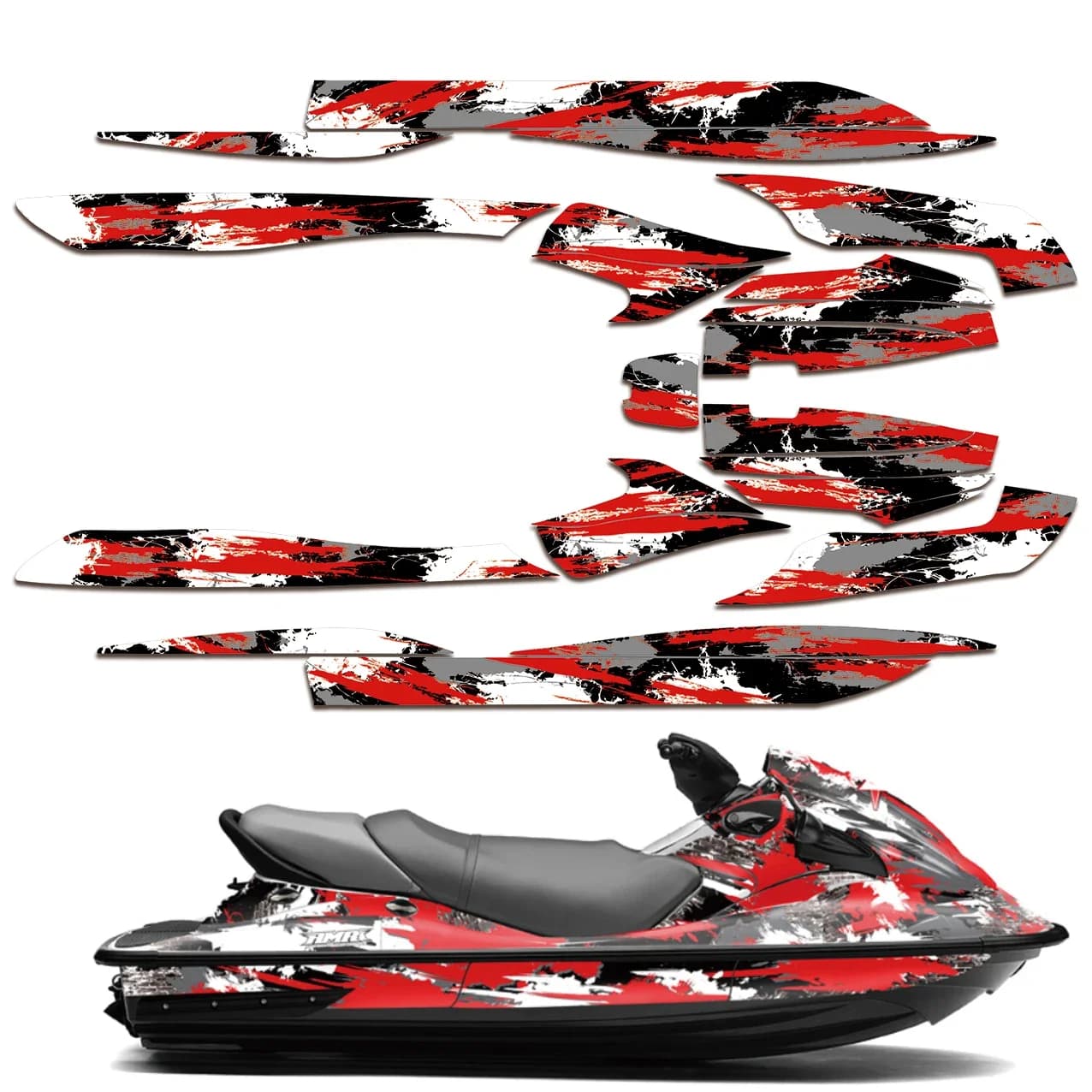 JET SKI Decalques Gráficos Adesivos DECO Para Kawasaki STX15F STX 15F 2003 04 05 06 07 08 09 10 11 12 13 14 2015 2016 2017 2018 2019 - Peça para Jet Ski