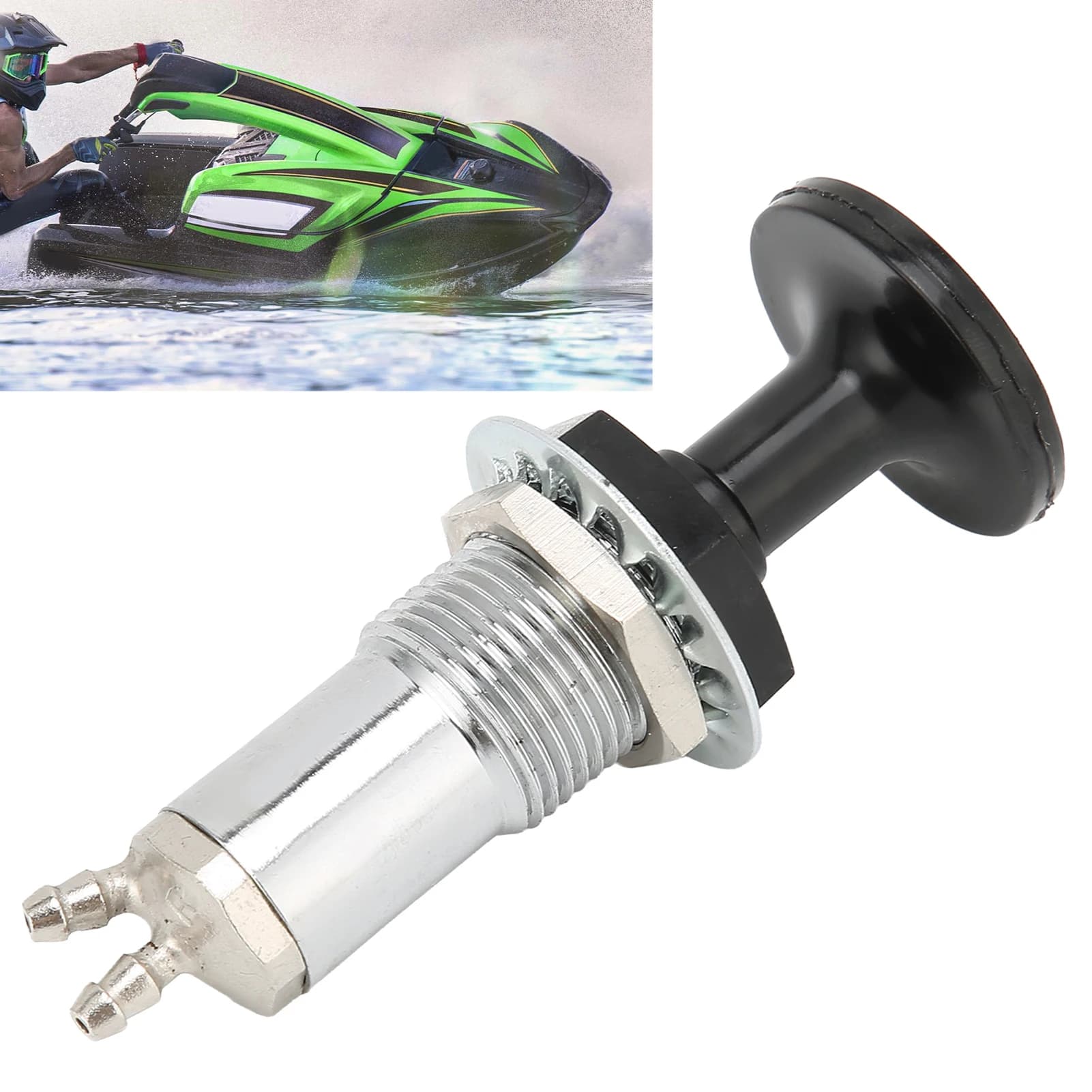 Bomba de Combustível (Primer) para Jet Ski em Cobre e ABS, Resistente ao Calor e à Ferrugem, Substituição para WAVEJAMMER SUPERJET - Peça para Jet Ski