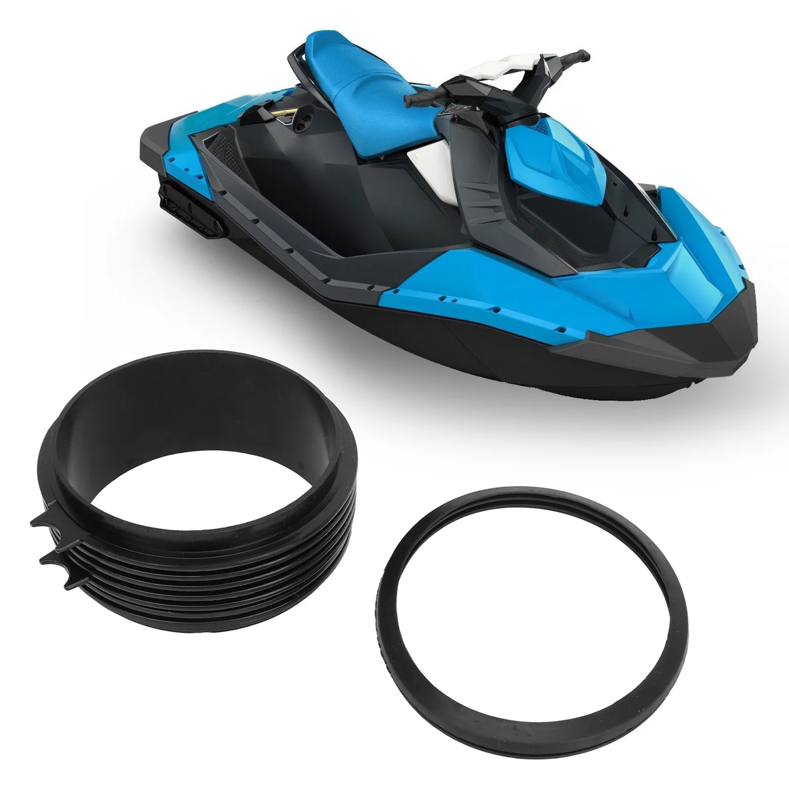 Seadoo BRP Wear Ring Impeller Jet Pump Seal, Sea-Doo, 2-Up 3-Up, 900 Holace para Trixx 14-23 267000617 267000813 293200134 - Peça para Jet Ski