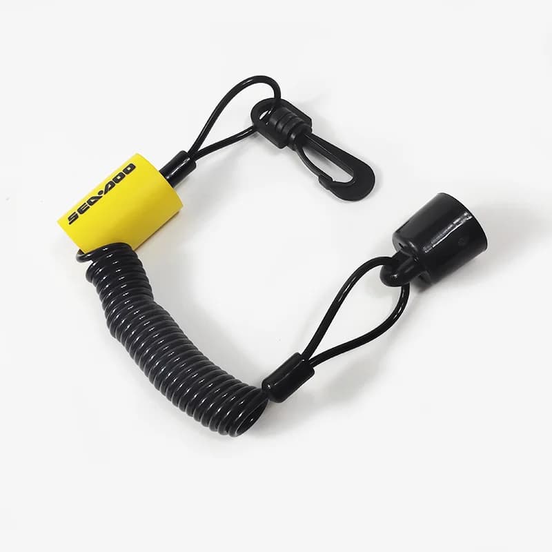 Cordão de Segurança Antifurto para Chave BRP Sea Doo Jet Ski OEM: 78002835 278003010 278002483 278002199 295500411 278001277 295500444 - Peça para Jet Ski