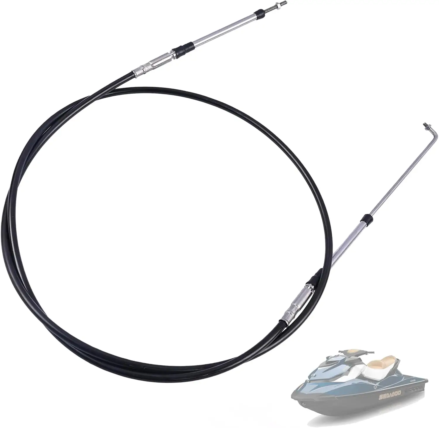 Cabo de Reversão Compatível com Sea Doo GTX 4-Tec DI RXT 2002 2003—2008 2009, Substitui 277000948 268000039 268000030 268000020 - Peça para Jet Ski