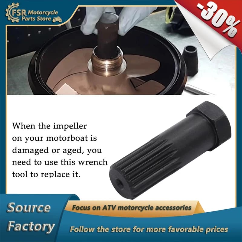 Ferramenta de Instalação e Remoção de Impulsor WR001, para Seadoo GS GSX GTI GTS GTX HX RX SP SPI SPX XP e Kawasaki JH750 JS650 JS750, Jet Ski - Peça para Jet Ski