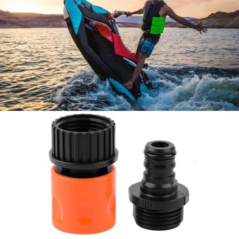 Adaptador de mangueira de água para torneira de conexão rápida, adequado para Sea Doo BRP, acessório eficiente para armas de água, manutenção de jet ski - Peça para Jet Ski