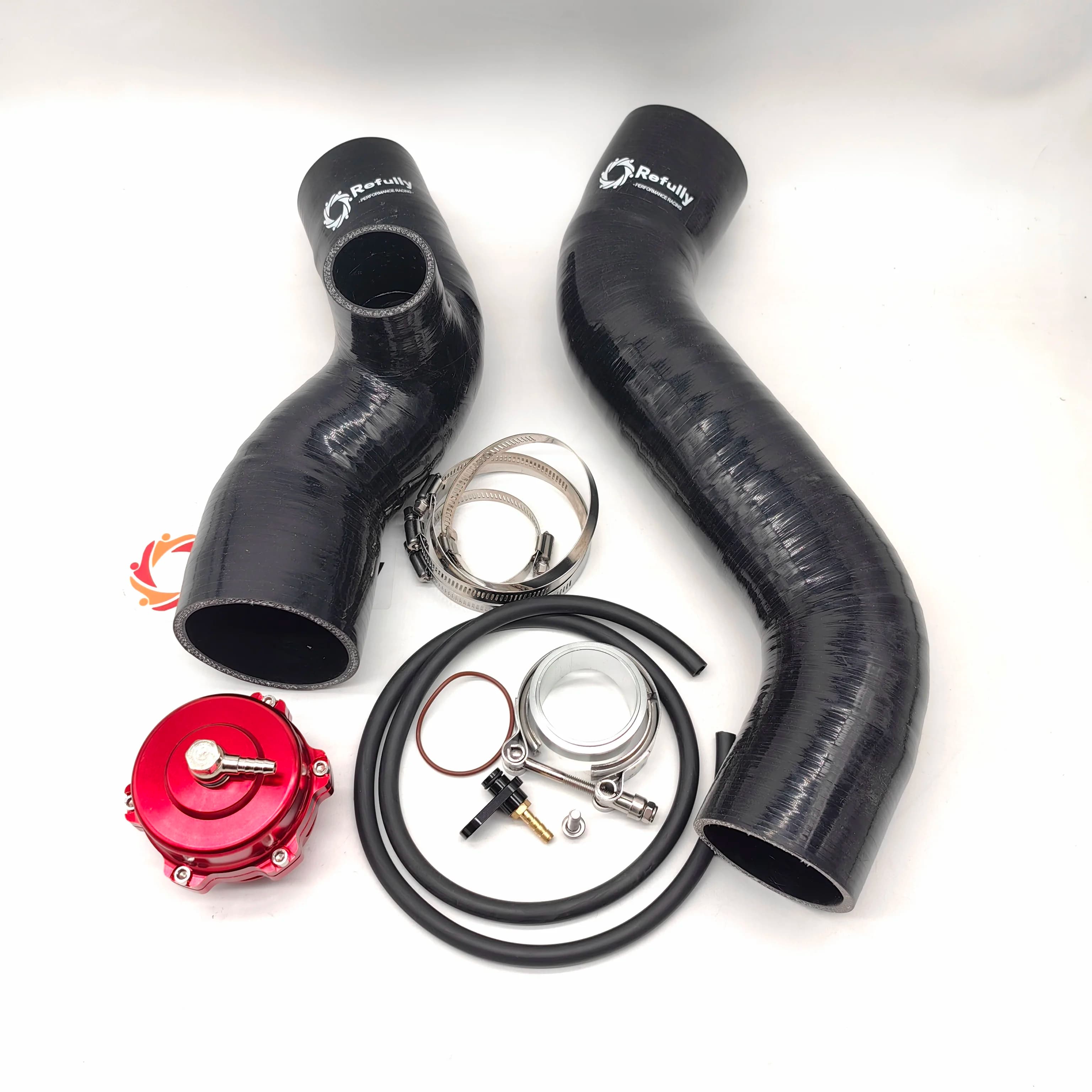 Para sea-doo 230/300 kit de atualização de tubulação intercooler com válvula de sopro de 50mm/tubo válvula de sopro inteligente - Peça para Jet Ski